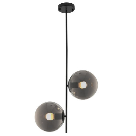 Lampa wisząca VENUS-2 czarna przydymiona 44 cm ST-5025-2 SMOKE Step into Design