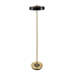 Lampa podłogowa ARTDECO czarno - złota 162 cm MF8872 black Step into Design