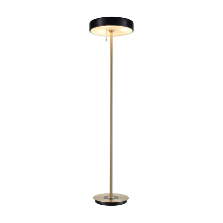 Lampa podłogowa ARTDECO czarno - złota 162 cm MF8872 black Step into Design