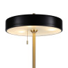 Lampa podłogowa ARTDECO czarno - złota 162 cm MF8872 black Step into Design