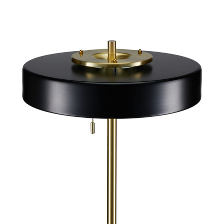 Lampa podłogowa ARTDECO czarno - złota 162 cm MF8872 black Step into Design