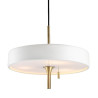 Lampa wisząca ARTDECO biało - złota 35 cm do salonu MP8872 white Step into Design