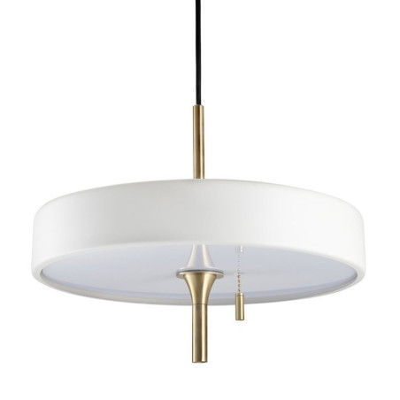 Lampa wisząca ARTDECO biało - złota 35 cm do salonu MP8872 white Step into Design