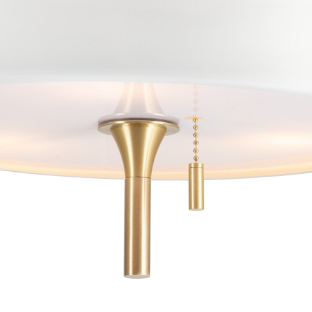 Lampa wisząca ARTDECO biało - złota 35 cm do salonu MP8872 white Step into Design