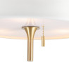Lampa wisząca ARTDECO biało - złota 35 cm do salonu MP8872 white Step into Design