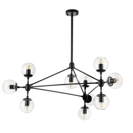 Lampa wisząca ASTRIFERO-10 transparentno czarna 90 cm ST-9047-10 transparent Step into Design
