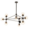Lampa wisząca ASTRIFERO-10 transparentno czarna 90 cm ST-9047-10 transparent Step into Design