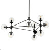Lampa wisząca ASTRIFERO-10 transparentno czarna 90 cm ST-9047-10 transparent Step into Design