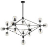 Lampa wisząca transparentno czarna Astrifero 15 ST-9047-15 transparent Step into Design
