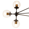 Lampa wisząca transparentno czarna Astrifero 15 ST-9047-15 transparent Step into Design
