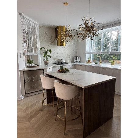 Lampa wisząca MONETTI złota 40 cm ST-1676 GOLD Step into Design