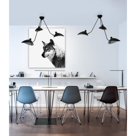 Lampa wisząca CRANE-3P czarna P8703 Step into Design