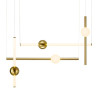 Lampa wisząca O-LINE S-4 LED mosiądz 79 cm ST-1691S-4 Step into Design
