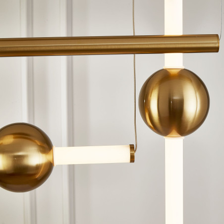Lampa wisząca O-LINE S-4 LED mosiądz 79 cm ST-1691S-4 Step into Design
