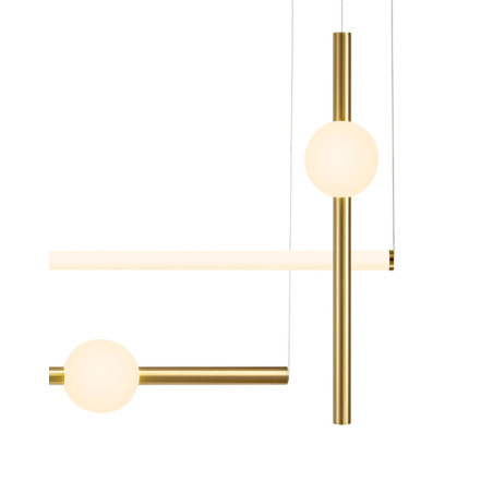 Lampa wisząca O-LINE L-4 LED mosiądz 110 cm ST-1691L-4 Step into Design