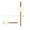 Lampa wisząca O-LINE L-4 LED mosiądz 110 cm ST-1691L-4 Step into Design