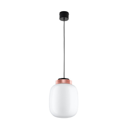 Lampa wisząca BOOM LED biało miedziana 25 cm 9969P/A white Step into Design