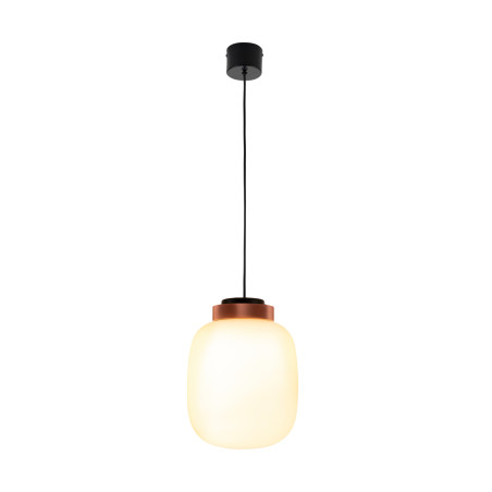 Lampa wisząca BOOM LED biało miedziana 25 cm 9969P/A white Step into Design