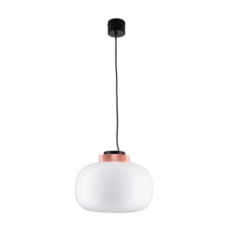 Lampa wisząca BOOM LED biało miedziana 35 cm 9969P/B white Step into Design