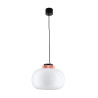Lampa wisząca BOOM LED biało miedziana 35 cm 9969P/B white Step into Design