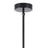 Lampa wisząca MODERN ORCHID-6 transparentno czarna 130 cm ST-1232-6 black transparent Step into Design
