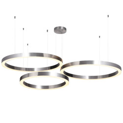 Lampa wisząca CIRCLE 60+80+80 LED nikiel na 1 podsufitce ST-8848-60+80+80 nikiel Step into Design