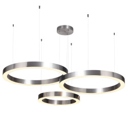 Lampa wisząca CIRCLE 40+60+60 LED nikiel na 1 podsufitce ST-8848-40+60+60 nickel Step into Design