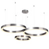 Lampa wisząca CIRCLE 40+60+60 LED nikiel na 1 podsufitce ST-8848-40+60+60 nickel Step into Design