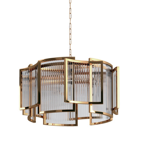 Lampa wisząca IMPERIO złota 80 cm MP0098 gold Step into Design