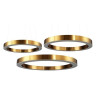 Lampa wisząca CIRCLE 60+80+80 LED mosiądz na 1 podsufitce ST-8848-60+80+80 brass Step into Design