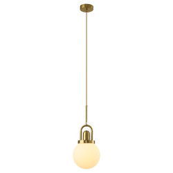 Lampa wisząca PEARL złota 20 cm - klasyczna lampa sufitowa do salonu MP0093 Step into Design