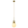 Lampa wisząca PEARL złota 20 cm - klasyczna lampa sufitowa do salonu MP0093 Step into Design
