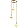 Lampa wisząca SFERA-3 LED złota 50 cm MP0094-3 Step into Design