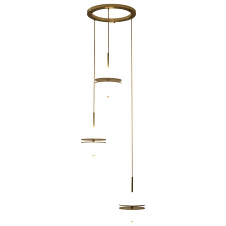 Lampa wisząca SFERA-3 LED złota 50 cm MP0094-3 Step into Design