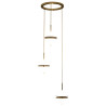 Lampa wisząca SFERA-3 LED złota 50 cm MP0094-3 Step into Design