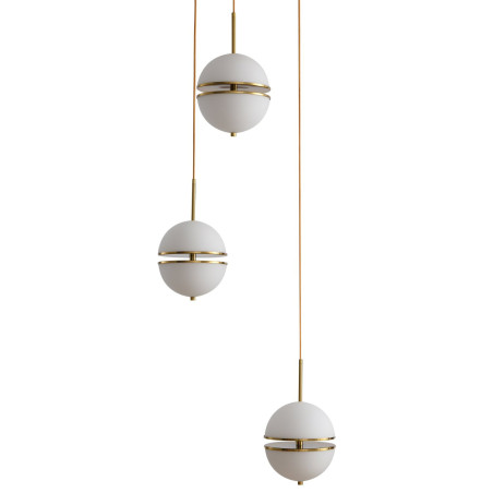 Lampa wisząca SFERA-3 LED złota 50 cm MP0094-3 Step into Design