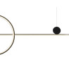 Lampa wisząca NEW AGE LED czarna 120 cm MP0082-L120 Step into Design