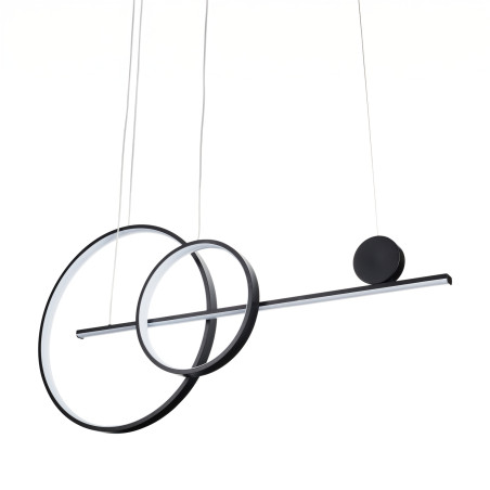 Lampa wisząca NEW AGE LED czarna 120 cm MP0082-L120 Step into Design