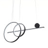 Lampa wisząca NEW AGE LED czarna 120 cm MP0082-L120 Step into Design