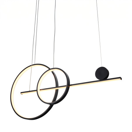 Lampa wisząca NEW AGE LED czarna 120 cm MP0082-L120 Step into Design