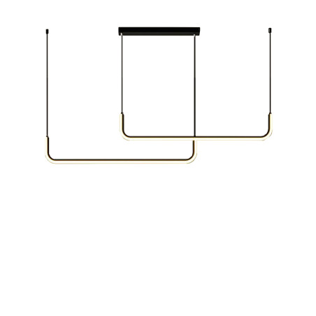 Lampa wisząca MINIMA-1 LED czarna 120 cm MP0095-L120 Step into Design