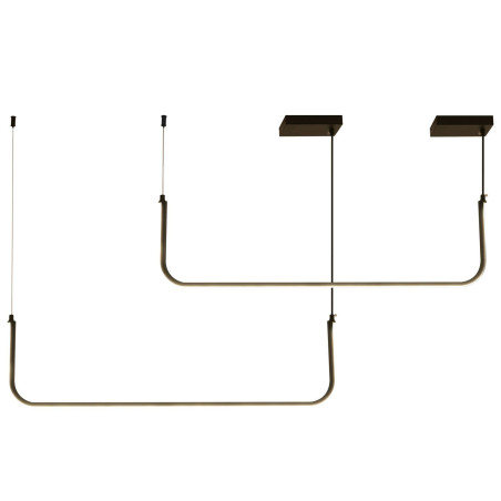 Lampa wisząca MINIMA-2 led czarna 80 cm MP0095-2 Step into Design