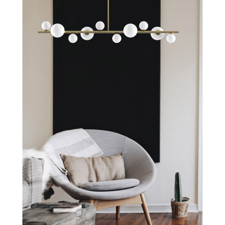 Lampa wisząca MILKY DROP złota 120 cm MP0097-10 Step into Design