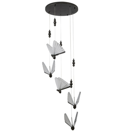 Lampa wisząca BEE LAMP 5 LED czarna 45 cm MP0090-5 black Step into Design