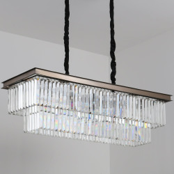 Lampa wisząca SPARKLE DOUBLE antracyt 100 cm MP0097B Step into Design