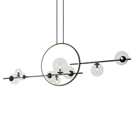 Lampa wisząca ORION DOUBLE czarna 145 cm MP0083-L145 Step into Design