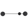 Lampa ścienna CLEX - 2 LED czarna 120 cm MW1133-120 Step into Design