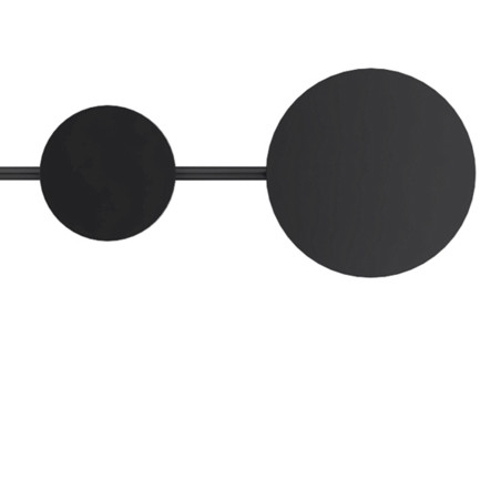 Lampa ścienna CLEX - 6 LED czarna 89 cm MW1133-90 Step into Design