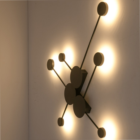Lampa ścienna CLEX - 6 LED czarna 89 cm MW1133-90 Step into Design