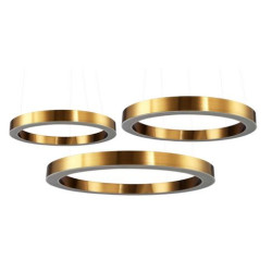 Lampa wisząca CIRCLE 40+60+60 LED mosiądz na 1 podsufitce ST-8848-40+60+60 brass Step into Design